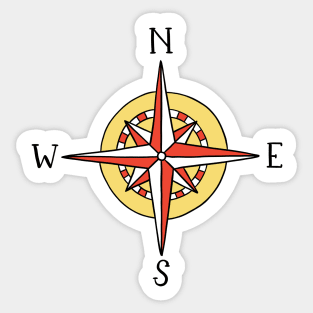 Compass Sticker